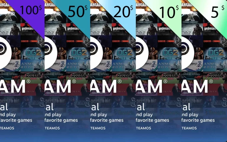 خرید گیفت کارت استیم سریع